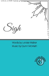 Sigh SATB choral sheet music cover